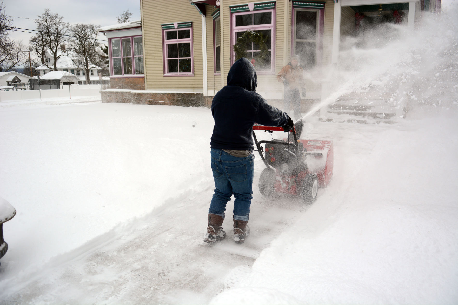 Snowstorm aftermath Dec. 30 in Baraboo, Portage